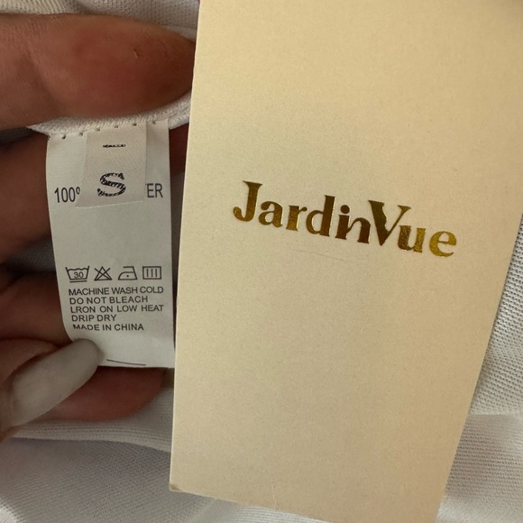 Jardin Vue Floral Strapless Maxi Dress Size Small.   B21 - Picture 13 of 14